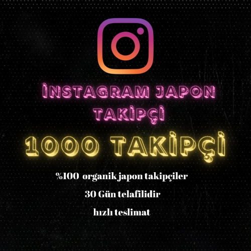  instagram japon takipçi full aktif